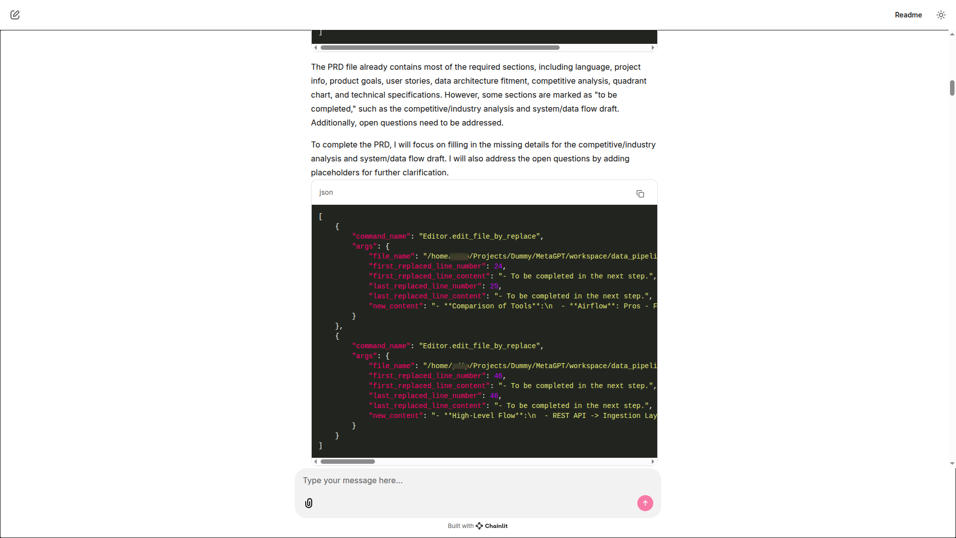 chainlit_ui_metagpt_example2
